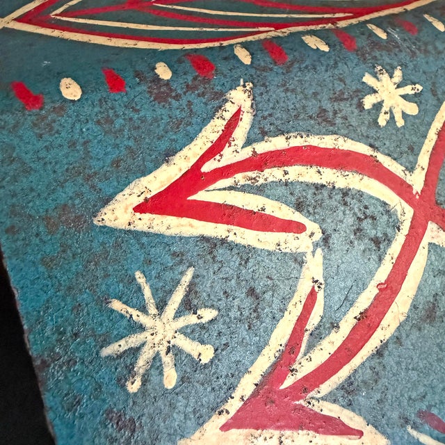 Vintage American Folk Art Toolbox For Sale - Image 16 of 18