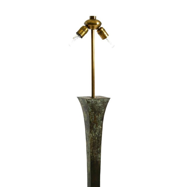 Bronze Verdigris Floor Lamp by Stewart Ross James for Hansen Lighting, USA, 1960s For Sale - Image 11 of 18