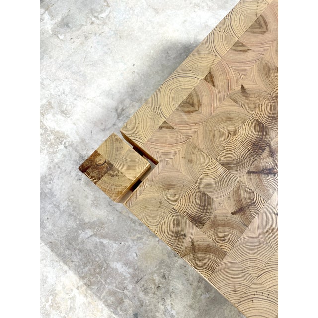 Mid-Century Modern Scandinavian Vintage Oak Coffee Table For Sale - Image 3 of 9