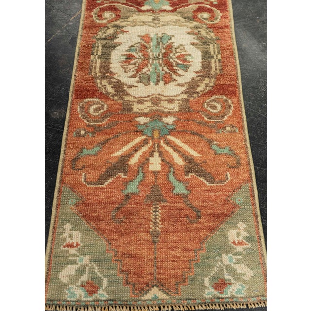 Turkish Mini Rug Oriental Hand Knotted Vintage Rug 1'3" x 3' #21238 Explore a curated collection of hallway runners, wool...