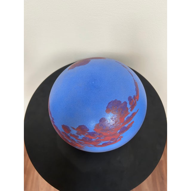1990s Don Jones New Mexico Earthenware Sky Globe For Sale In New York - Image 6 of 15