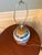 Vintage Blue & White Crackle Glaze Ginger Jar Table Lamp With Shade For Sale - Image 9 of 9
