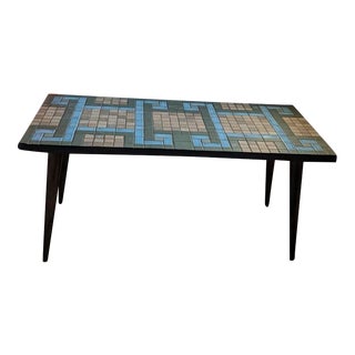 Mid 20th Century Tiled Coffee Table For Sale