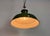 British Industrial Green Enamel Factory Pendant Lamp, 1960s For Sale - Image 9 of 16