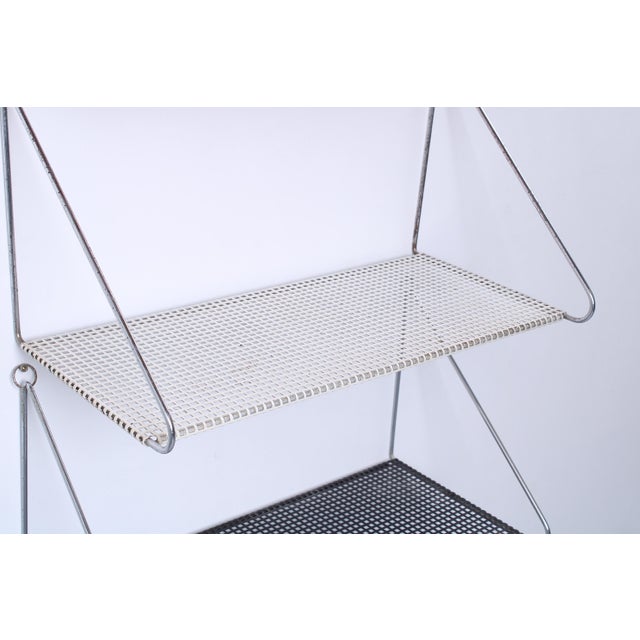 Black Perforated Metal Wall Racks from Pilastro, 1950s, Set of 3 For Sale - Image 8 of 17