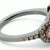 18k White Gold Black Rhodium Gold Pearl & Chocolate Diamond Ring Size 5.25 For Sale - Image 9 of 10
