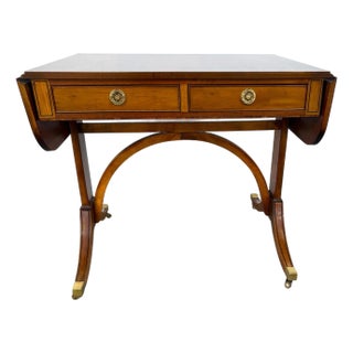 English Style Sofa Table in the Regency Style by "Baker Furniture" For Sale
