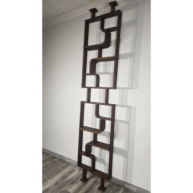 Mid-Century Modern Room Divider by Ludvik Volak for Drevopodnik Holesov, 1950s For Sale - Image 3 of 8