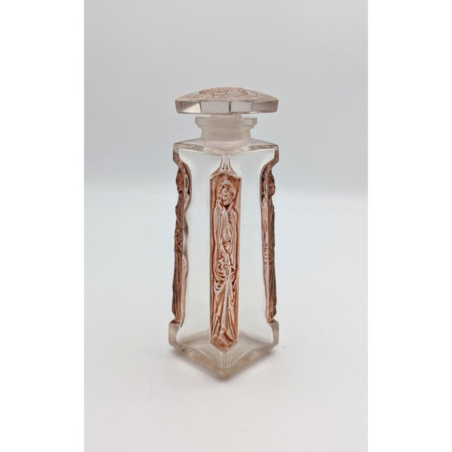 René Lalique Glass Ambre DOrsay Perfume Bottle by René Lalique for Lalique, 1911 For Sale - Image 4 of 8