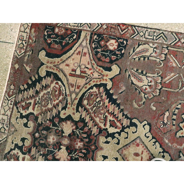 Textile Galerie Shabab Collection Early 20th Century Caucasian Karabagh Rug For Sale - Image 7 of 9