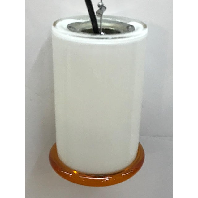 Glass Set of 3 Murano Glass Pendant Lights by Italian Lighting Company I3 For Sale - Image 7 of 11