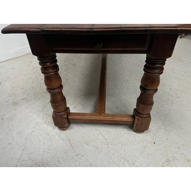 Large Antique Farmhouse Table in Beech, 1800s For Sale - Image 14 of 18
