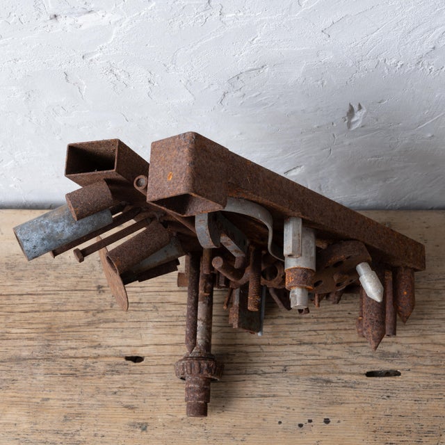 Giovanni 'John’ Bucci Metal Art Sculpture, 1960s For Sale - Image 10 of 12