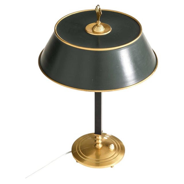 Scandinavian Modern Model 6942 Table Lamp in Brass by Arvid Böhlmark, 1920s For Sale - Image 11 of 11