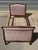 Antique louis xv bench or single bed. the frame and sides are made of solid wood, stained dark oak. Numerous details are...
