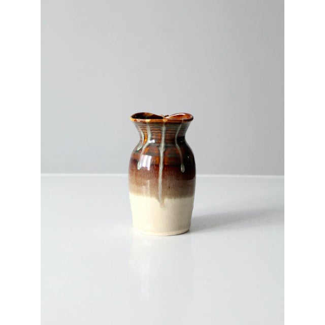 Early 21st Century Signed Studio Pottery Creamer Pitcher For Sale - Image 5 of 9