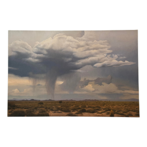 David Gordinier's Brewing Storm Original Oil on Canvas Painting, Signed