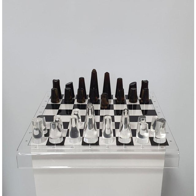 Acrylic Glass Chess Board, 1980s For Sale - Image 18 of 18