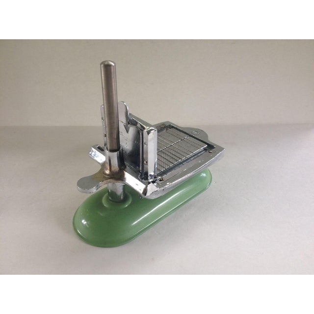 Vintage Industrial Jadeite Enamel Butter Cutter Chairish