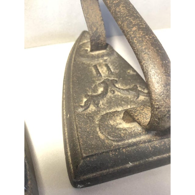Antique Irons, Set of 2 For Sale - Image 4 of 16