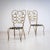 Mid-Century Modern Pair of Metal Side Chairs by Gio Ponti for Casa E Giardino, Italy, 1950s For Sale - Image 3 of 11