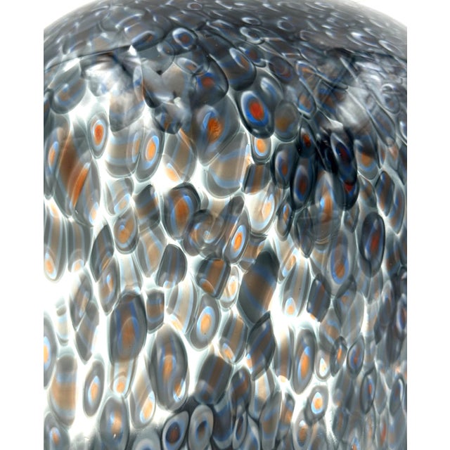 1970s Gae Aulenti, 'Neverrino' Murrine-Blown Glass Table Lamp , Vetreria Vistosi Italy For Sale - Image 13 of 14