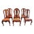 Set of Six Dining Chairs With Leather Seats, Portuguese or Spanish Rococo, 18th Century For Sale