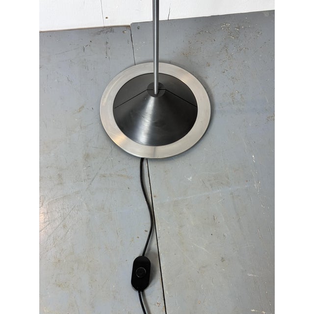 Italian Modernist Steel and Aluminum Floor Lamp by F.A. Porsche for Luci, 1980s For Sale - Image 11 of 17
