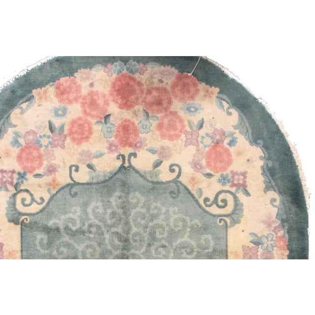 1920s 1920s Handmade Antique Art Deco Chinese Rug 5' X 7.10' For Sale - Image 5 of 7