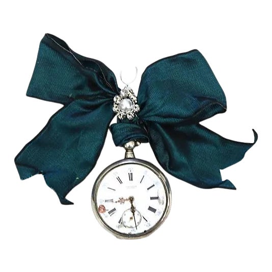 1920s Pocket Watch Ornament For Sale
