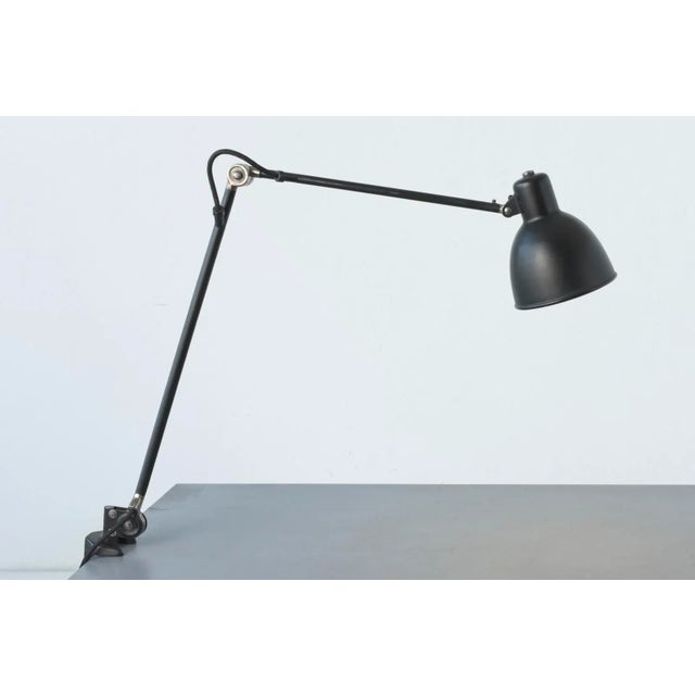 Matte Black Clamp Lamp from B.A.G. Turgi, 1930s For Sale - Image 13 of 13