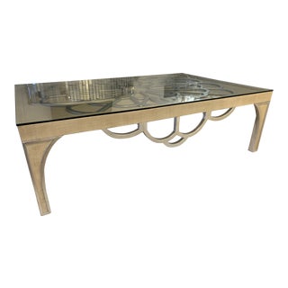 Art Deco Flower Power Coffee Table For Sale