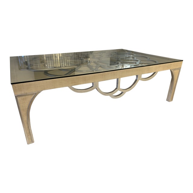 Art Deco Flower Power Coffee Table For Sale