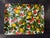 White Vintage Italian Molded Plastic Serving Tray For Sale - Image 8 of 8