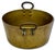 Very Large Mid 1800s Antique Heavy Brass & Hand Wrought Iron Hearth or Stove Top Cooking Pot 18 Inches Long! For Sale - Image 14 of 18