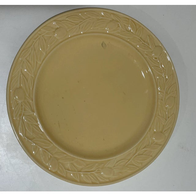 Late 20th Century Vintage Bordallo Pinheiro Majolica Plates - Large 13" - Set of 4 For Sale - Image 5 of 8