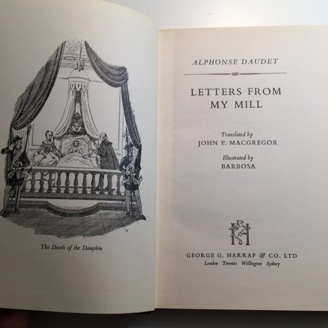 Traditional "Letters From My Mill" Alphonse Daudet 1962 Book For Sale - Image 3 of 7