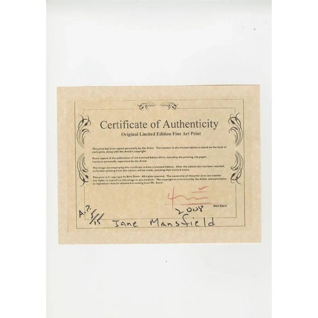 Bert Stern Jane Mansfield portrait 2 (1964) Circa 1960 For Sale - Image 3 of 5