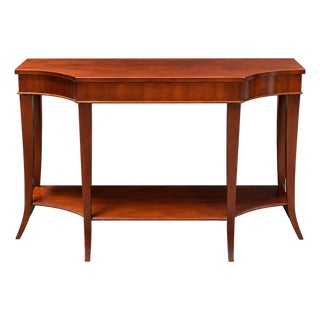 Barbara Barry for Baker Furniture Modern Mahogany Console Sofa Entryway Table For Sale