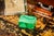 Delight in the striking beauty of this rare vintage malachite specimen box, a treasure for collectors and lovers of...