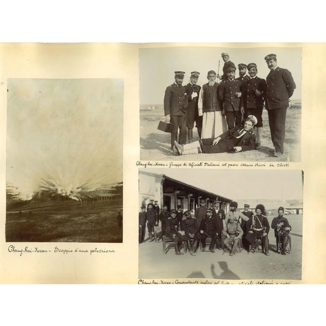 Ancient views of China is a set of seven original vintage albumen prints on single cardboard: 25 x 33 cm. Four images on...