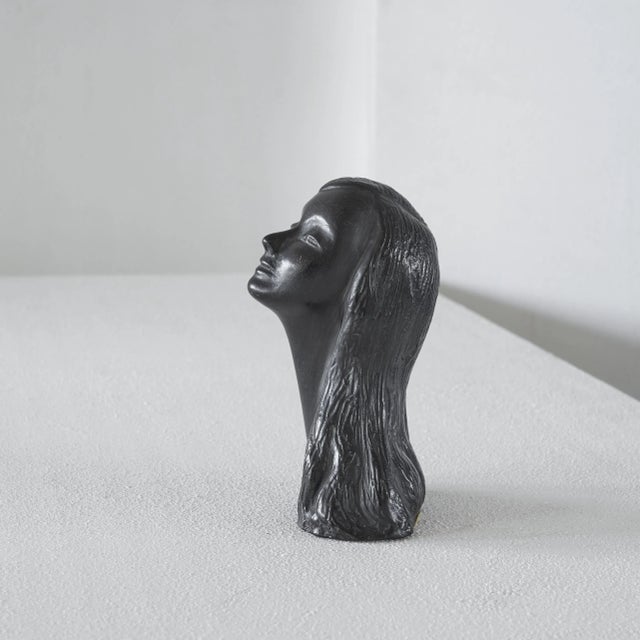 Ceramic Bucchero Female Ceramic Sculpture by Elio Cerbella, Italy, 1940s For Sale - Image 7 of 10