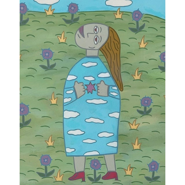Original acrylic folk art painting done Key West artist Lenny Addorisio. This is sold by the artist himself,brand new and...