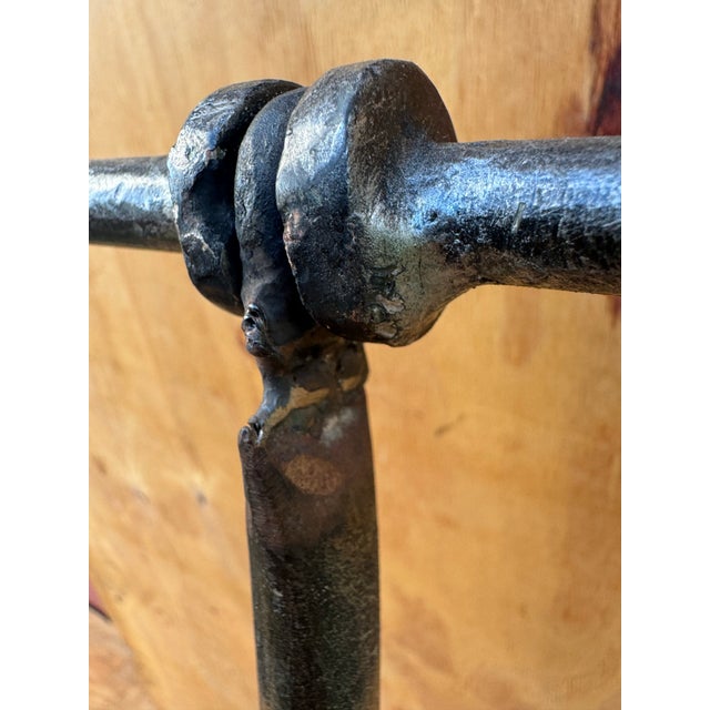 Very Fine Vintage Ornate Steel and Brass Art Painting Easel in the Manner of Maison Jansen For Sale - Image 11 of 12