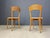 Vintage beech and papercord italian bistro chairs. Beautiful, elegant italian design. 1980s - Italy Very good condition...