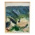 Vintage Abstract Expressionist Impasto Landscape Painting on Board in Handmade Wood Frame 12" X 15" For Sale