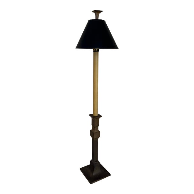 1980s Brass Chapman Buffet Lamp For Sale