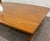 Brown Vintage Mid Century Modern Walnut Convertible Dining and Coffee Trestle Table For Sale - Image 8 of 18