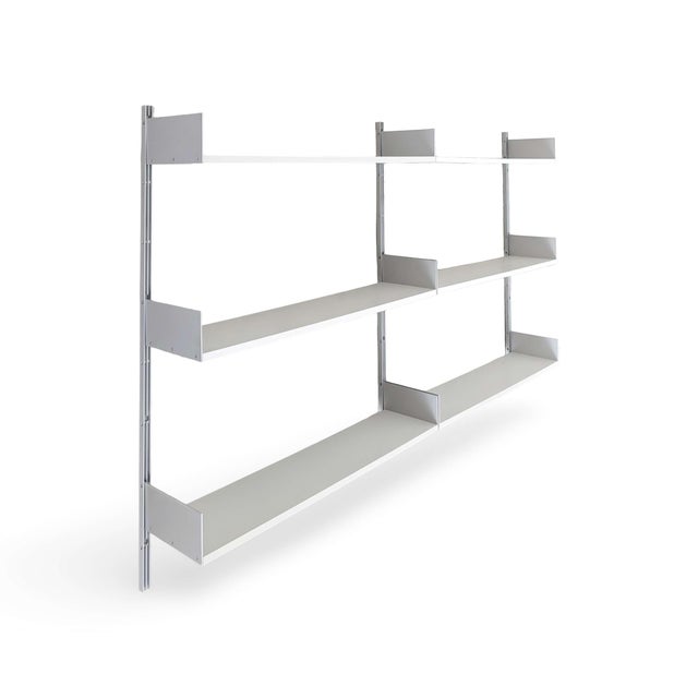 Mid-Century Aluminium 606 Wall Shelf by Dieter Rams for Vitsoe For Sale - Image 6 of 6