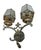 Metal 1990s Fine Art Lamps French Regency Torchiere wall Sconce Lamp Lighting A For Sale - Image 7 of 9